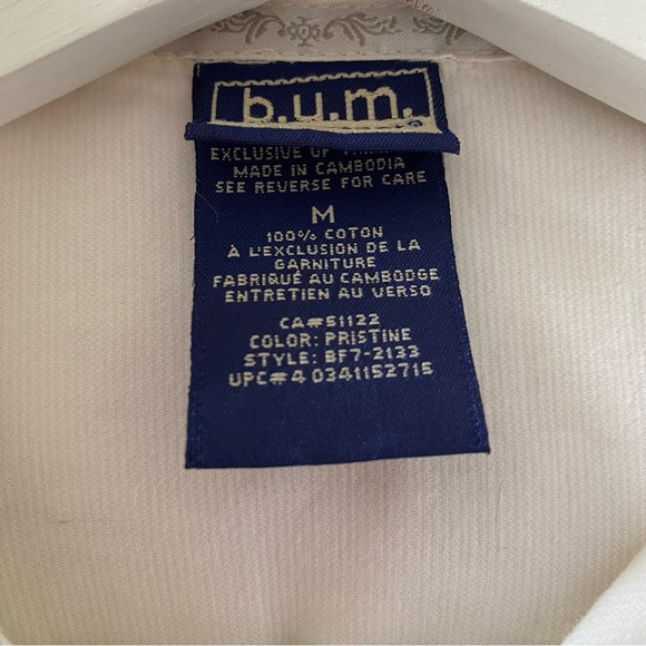 BUM equipment corduroy Shirt cream Medium - Picture 5 of 5